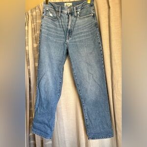 Madewell The Perfect Vintage Straight Crop Jeans 28/6 | Medium Wash